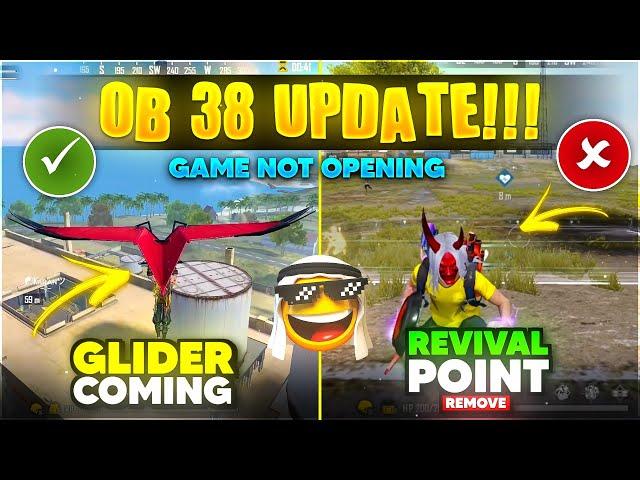 NEW UPDATE IN FREE FIRE | GAME NOT OPENING | OB38 FULL DETAILS - Garena Free Fire