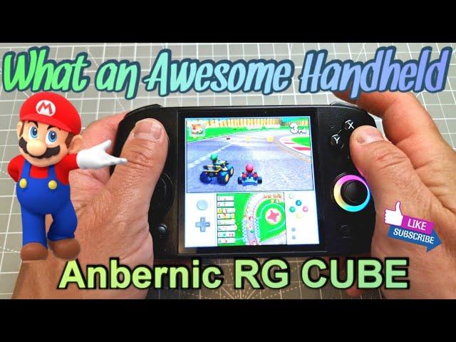 Anbernic Rg Cube unboxing I first impression I games testing I Awesome Retro handheld