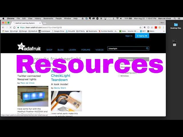 Arduino Prototyping Basics #15: Resources