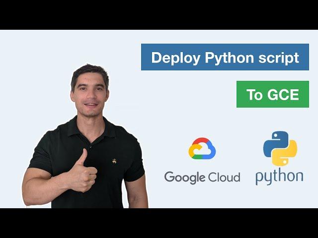 Dockerize Python script and deploy to Google Compute Engine (GCE)