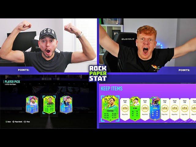 WHAT IS HAPPENING!? Crazy 82+ Player Pick Only Rock Paper Stat vs @Jack54HD!!!