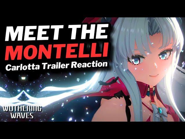 MONTELLI MAFIA Carlotta Trailer Reaction THE BANQUET || Wuthering Waves