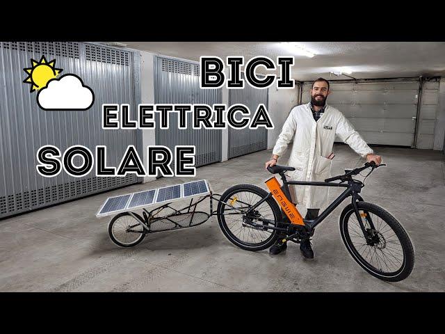 Ho Costruito una Bici Elettrica Solare Autonoma ENGWE P275 PRO con Carrello Fotovoltaico - Fai Da Te