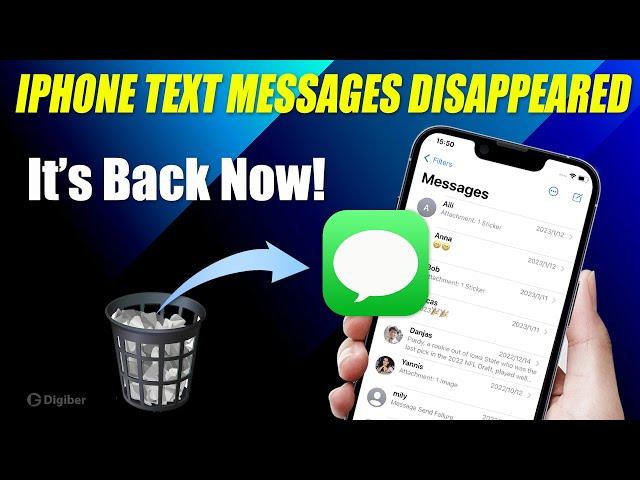 Real Fix for iPhone Messages Disappeared – SMS & iMessages Disappeared on iPhone| It’s Back Now!