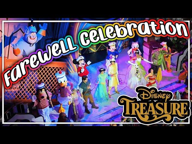 Treasure Found - Disney Treasure Farewell Celebration with Characters