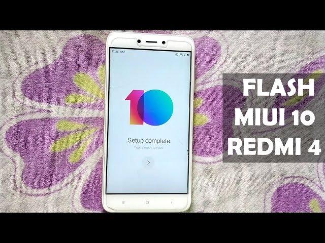 Redmi 4/4X - How to upgrade to Miui 10 Official with Google Apps