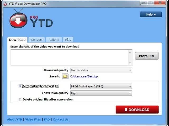 Download and Install  YTD Video Downloader Pro 5.9.16.2 FREE 2020