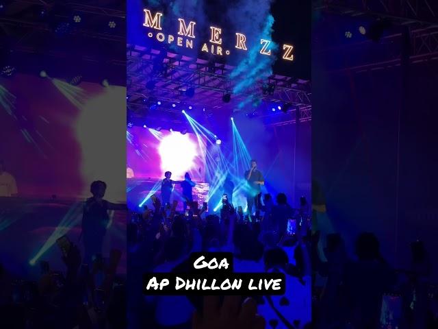 AP DHILLON LIVE GOA   #apdhillon #goa #apdhillongoa #brownmunde #insane #feels  #jamwalyahanhai