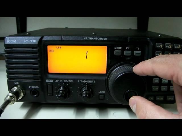 Icom IC-718 HF Radio Overview & CB Mod Info