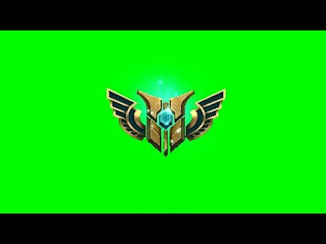 lvl 7 badge green screen