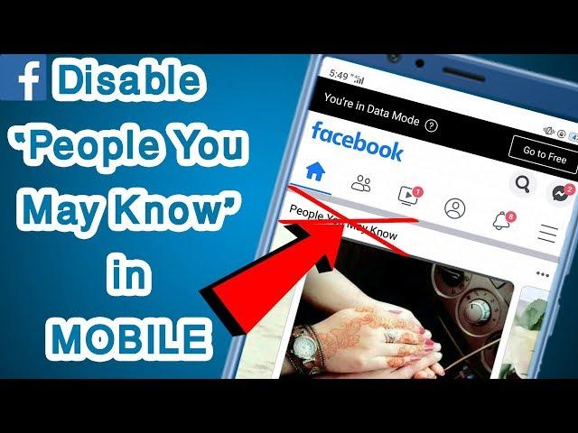 How To Turn Off/Disable 'People You May Know' Notification Feature on Facebook (Android / iPhone)