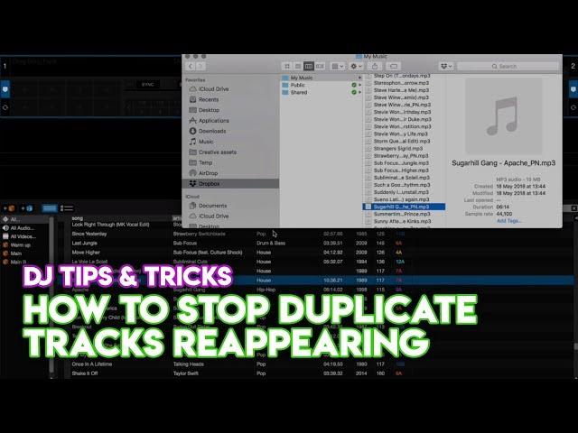 Serato DJ Tip: How To Stop Duplicate Tracks Reappearing