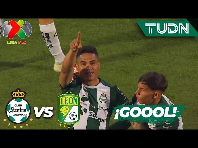 ¡REMONTA! Santamaría marca al 90 | Santos 2-1 León | Liga Mx - CL2025 J11 | TUDN