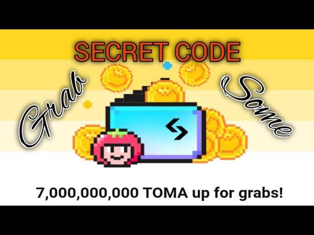 Free 7 Billion $TOMA Treasure Hunt SECRET CODE || Tomarket Listing New Update