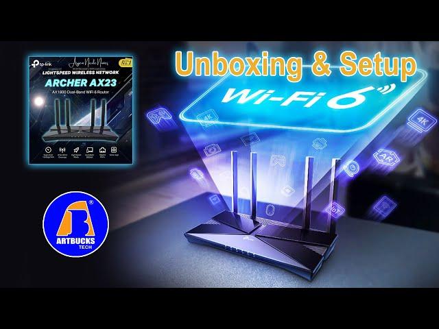 TP-LINK Archer AX23 UNBOXING & SETUP