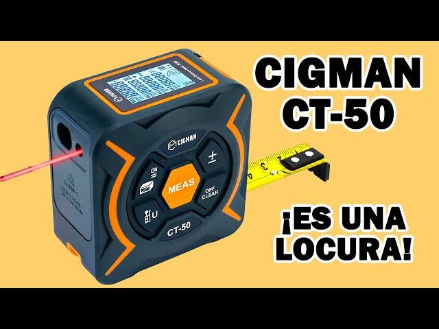 Esto es una locura, Unboxing, prueba y opinión del flexómetro telémetro CT-50 de Cigman