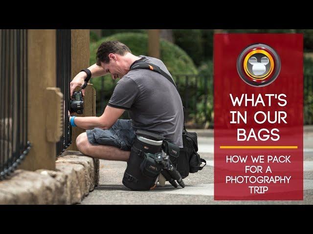 What's In Our Bags -  Camera Gear We Bring On A Photography Trip