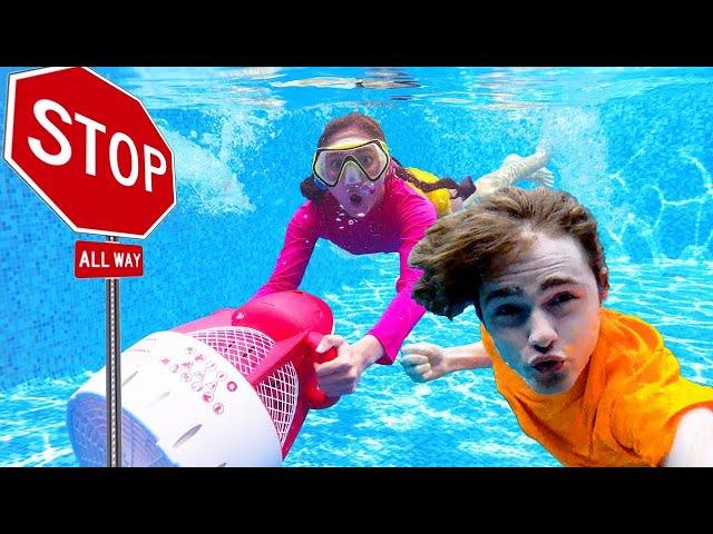 Ellie and Jimmy Dive into the Ultimate Swimming Pool Challenge! | Ellie Sparkles | WildBrain Zigzag