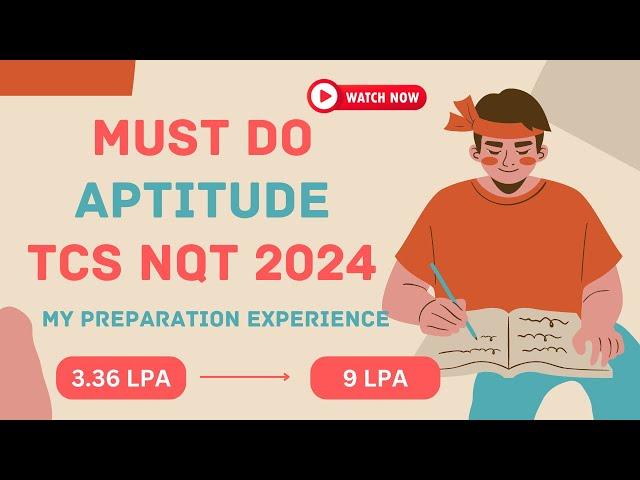 My Experience to prepare for TCS NQT 2024 | TCS NQT 2024 Aptitude