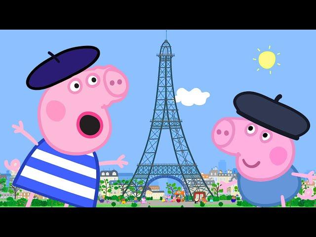 Peppa Pig Français  Le Voyage À Paris  Compilation Spéciale | Dessin Animé Pour Bébé