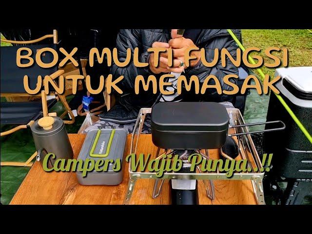 Alat Masak Camping Multifungsi || 最も多機能なキャンプ用調理器具 || Buscraf Nesting