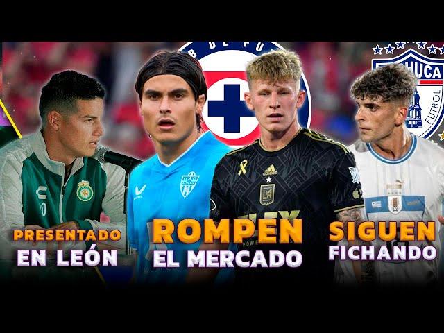 FICHAJES B0MBA EN CRUZ AZUL | LEÓN PRESENTÓ A JAMES RODRÍGUEZ | AMÉRICA POR FICHAJE EUROPEO