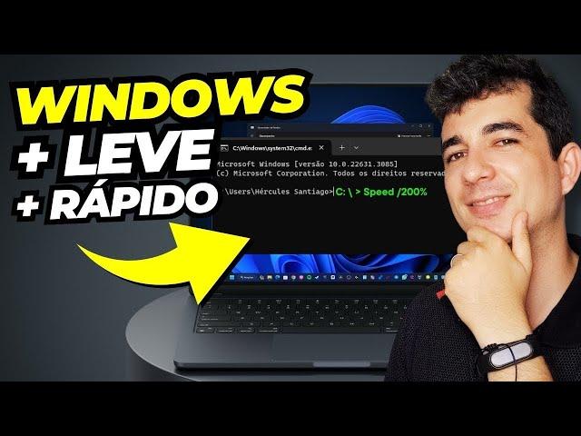  Os Melhores COMANDOS para LIMPAR e ACELERAR o Windows | Otimização de Desempenho do PC