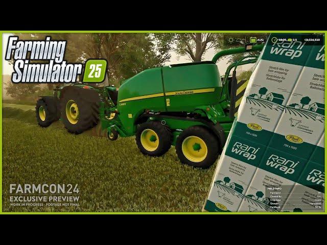 FS25 'NEW BALE WRAP SYSTEM' feat. RANI WRAP | Farming Simulator 25