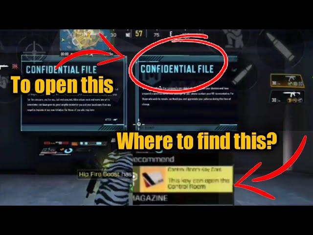 CODM How to Access Confidential Files in New Vision City Control Room | Key Card Location | Garena