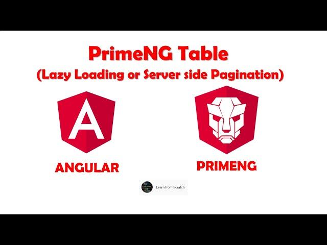 PrimeNG Table - Lazy Mode |  Server Side Pagination | Lazy Loading | Angular