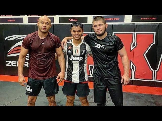 Training with Khabib at AKA Gym