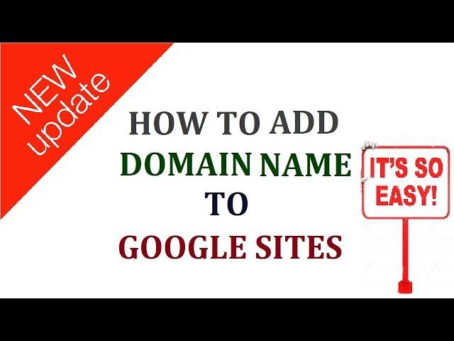 how to add custom domain name to google sites