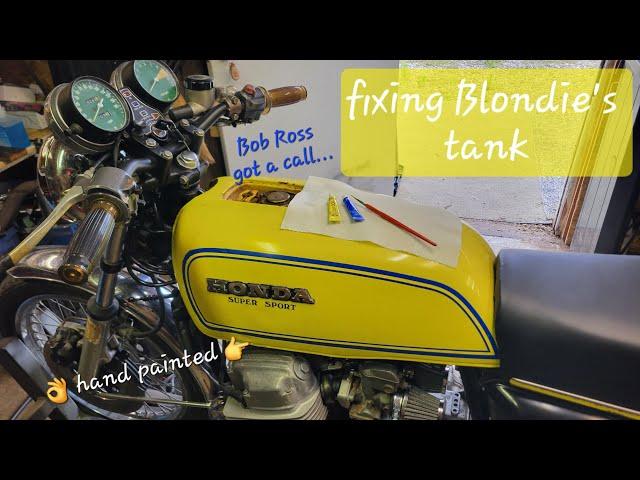 Fixing the dents and paint on Blondie