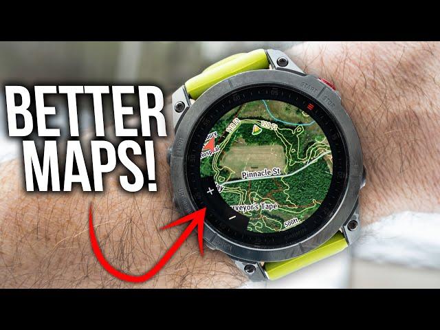 Better Maps for your Fenix / Epix / Tactix / Enduro 2! - Garmin Outdoor Maps+ First Look!