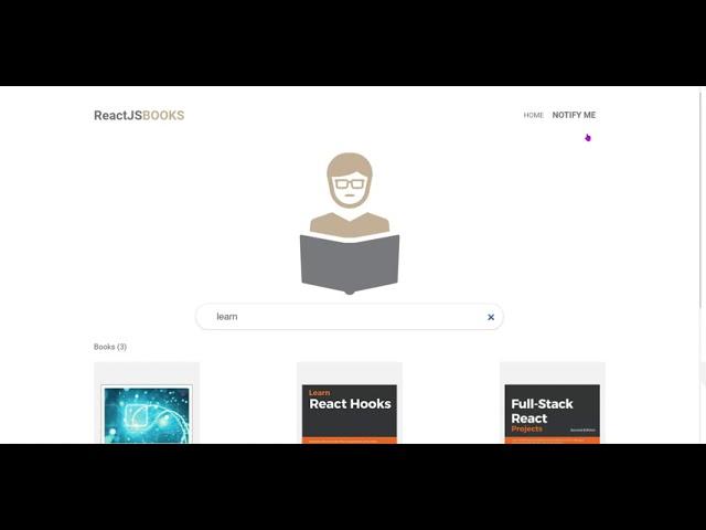 REACT BOOKS COLLECTION WEBSITE