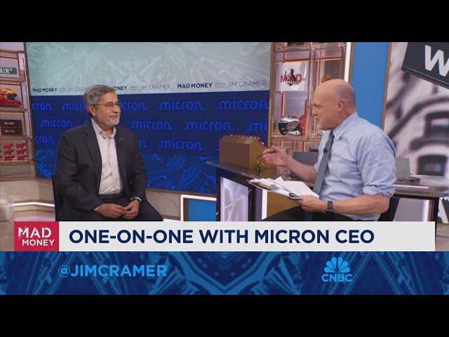 Micron CEO Sanjay Mehrotra goes one-on-one with Jim Cramer