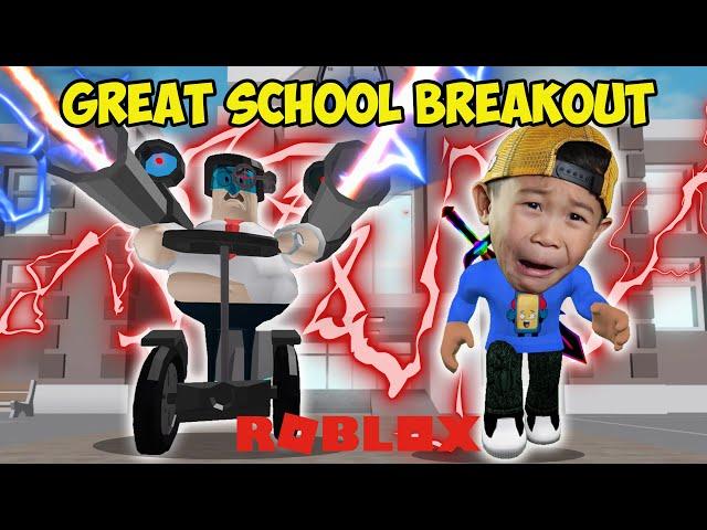 Great School Breakout (First Person Obby!) On Roblox! Kaven Adventures