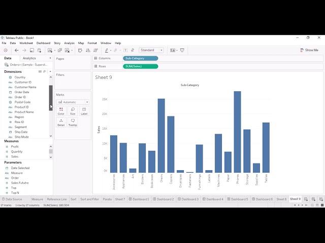 Tableau tutorial | Parameters in Filters,  Calculated fields and Reference Lines