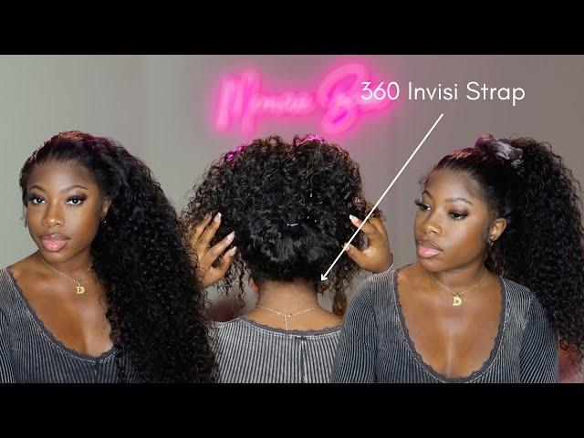 Invisi Strap 360 Water Wave Lace Wig | Step by Step Install | Ashimary Hair