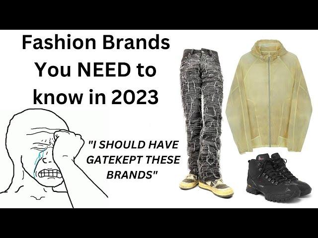 fashion brands you NEED to know in 2023