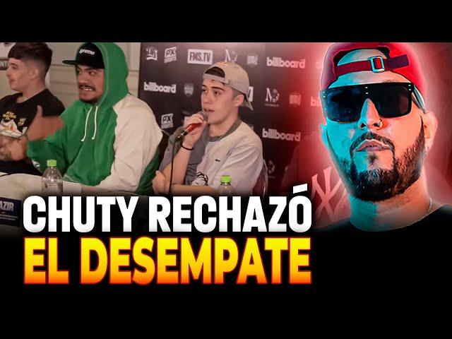  EXCLUSIVA: CHUTY RECHAZÓ EL DESEMPATE  | #FMSWORLDSERIES