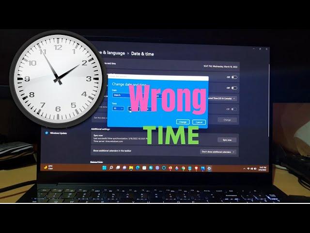 Time Wrong Windows 11 Fix