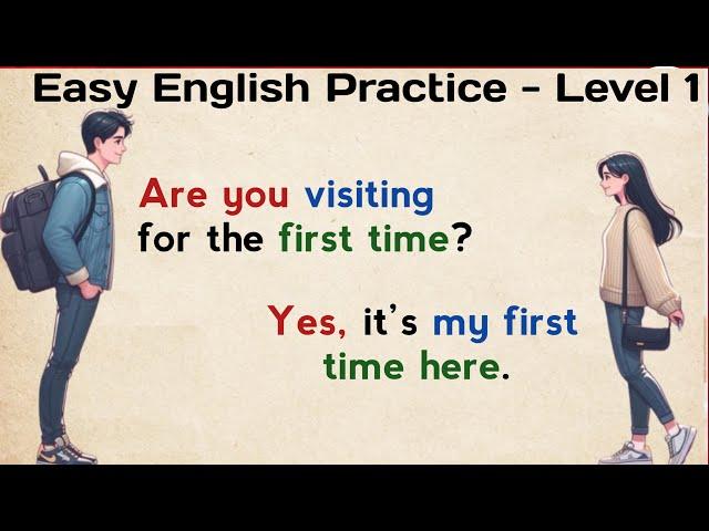 English Conversation Practice for Beginners - Level 2 |  English Speaking Practice