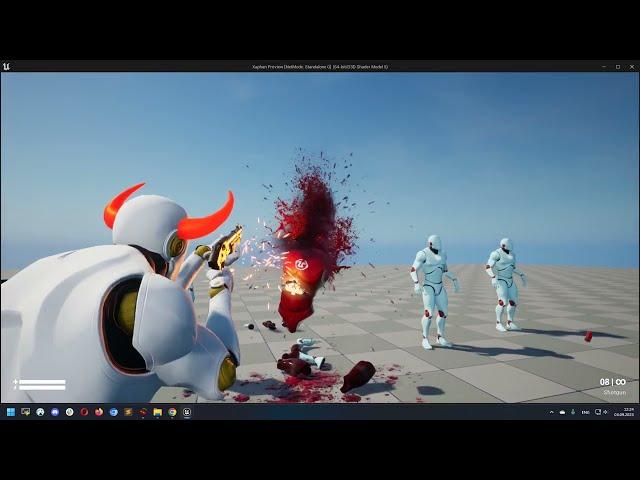 Xaphan. Dismemberment system. Unreal Engine 5