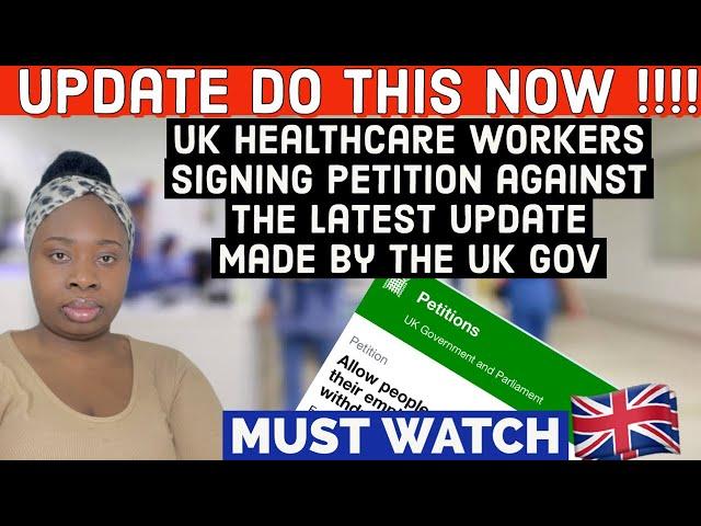 UPDATE : PETITION GOING ON TO AVOID IMMIGRANTS HEALTHCARE WORKERS FROM BEEN DEPORTED FT UNIACCO