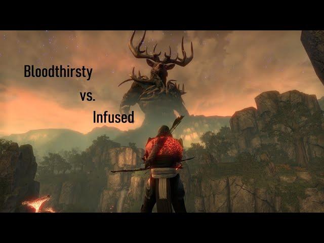 [The Elder Scrolls Online] Testing Bloodthirsty vs  Infused Jewelries with parse