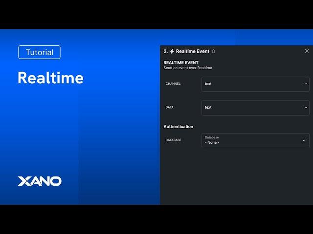 Realtime (Websockets) in Xano