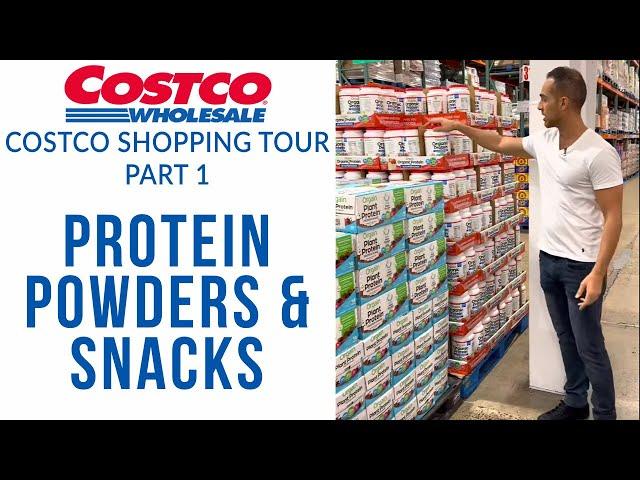 Costco shopping tour by a naturopathic doctor - protein powders & snacks