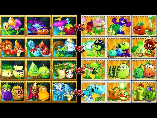 Random Pair Plants CHINA vs INTERNATIONAL - Who Will Win? - PvZ 2 Team Plant vs Team Plant