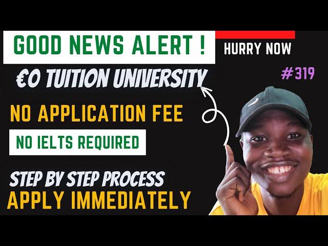 €0 Tuition University | No IELTS | No Application | How to apply | LMU Munich| Migrate this year